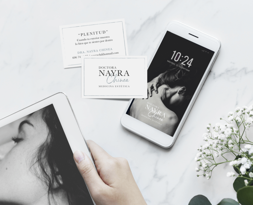 mockup doctora Nayra Chinea